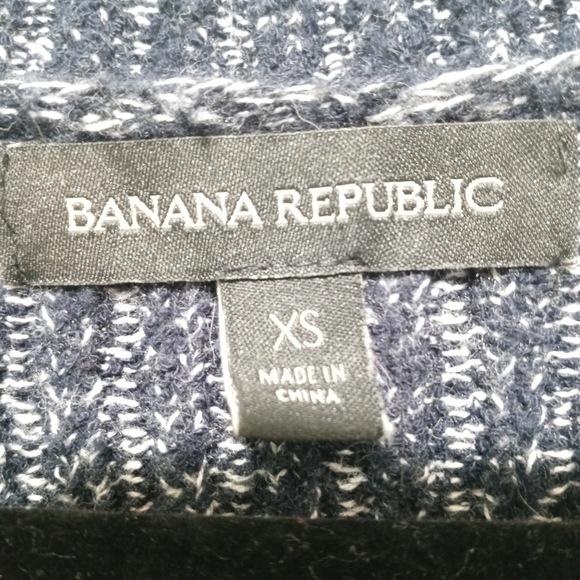 Banana Republic Ribbed Hem Long Sleeves Knit Sweater Size Extra Small - Picture 8 of 11